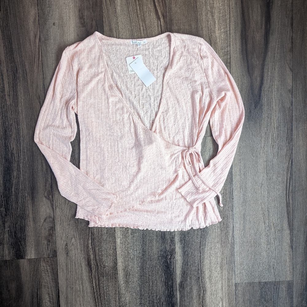 Pink Wrap Cardigan, Rebellious One
